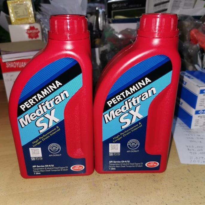 OLI PERTAMINA MEDITRAN SX SAE15W-40 KEMASAN 1 LITER OLIE SAE 15W-40