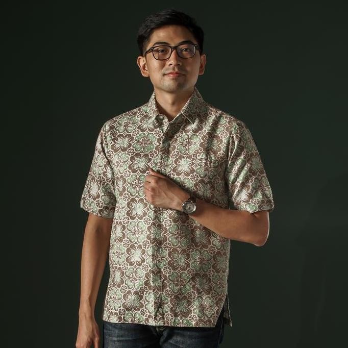 Grosir Ranium - Mandalas Kemeja Batik Pria Premium Lengan Pendek
