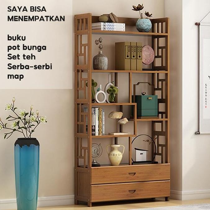 Rak Buku Rak Buku Minimalis Portable Rak Kamar Tidur Furniture Ruangan