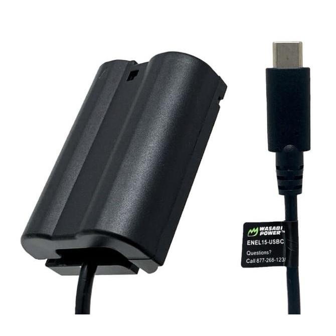TERLARIS - WASABI POWER Battery DUMMY for Nikon EN-EL15 EN-EL15a EN-EL15b EN-EL15c ENEL15 ENEL15a EN