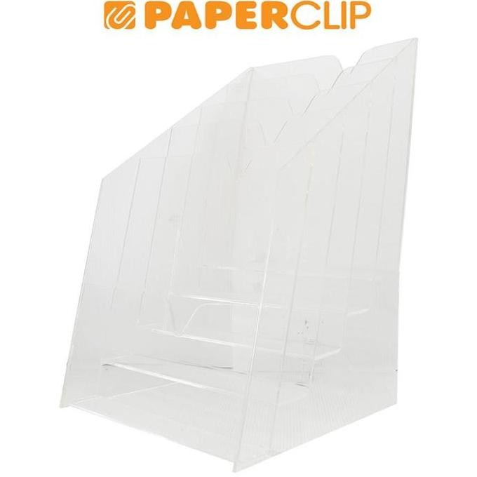 

BEBAS ONGKIR - ACRYLIC HOLDER / AKRILIK BROSUR HOLDER A4 5 SUSUN