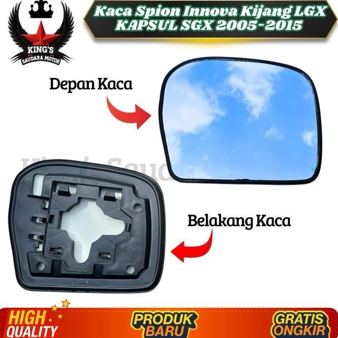 Kaca Spion Innova Kijang Lgx Kapsul Sgx 2001-2005 Original Premium