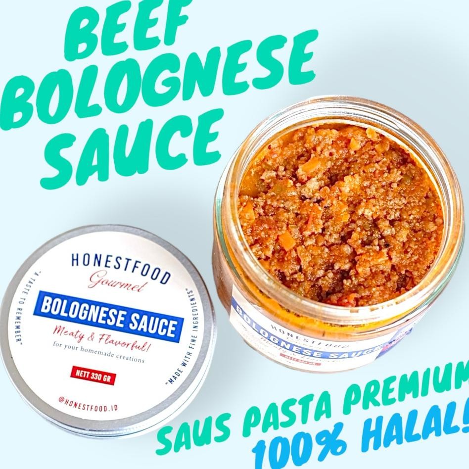 

Saus Pasta Bolognese/Beef Bolognese Sauce Honestfood/Halal/Saus Daging Sapi Premium