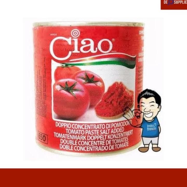 

Ciao Tomato Paste 28/30 800Gram Pasta Tomat Italy Pizza Italia