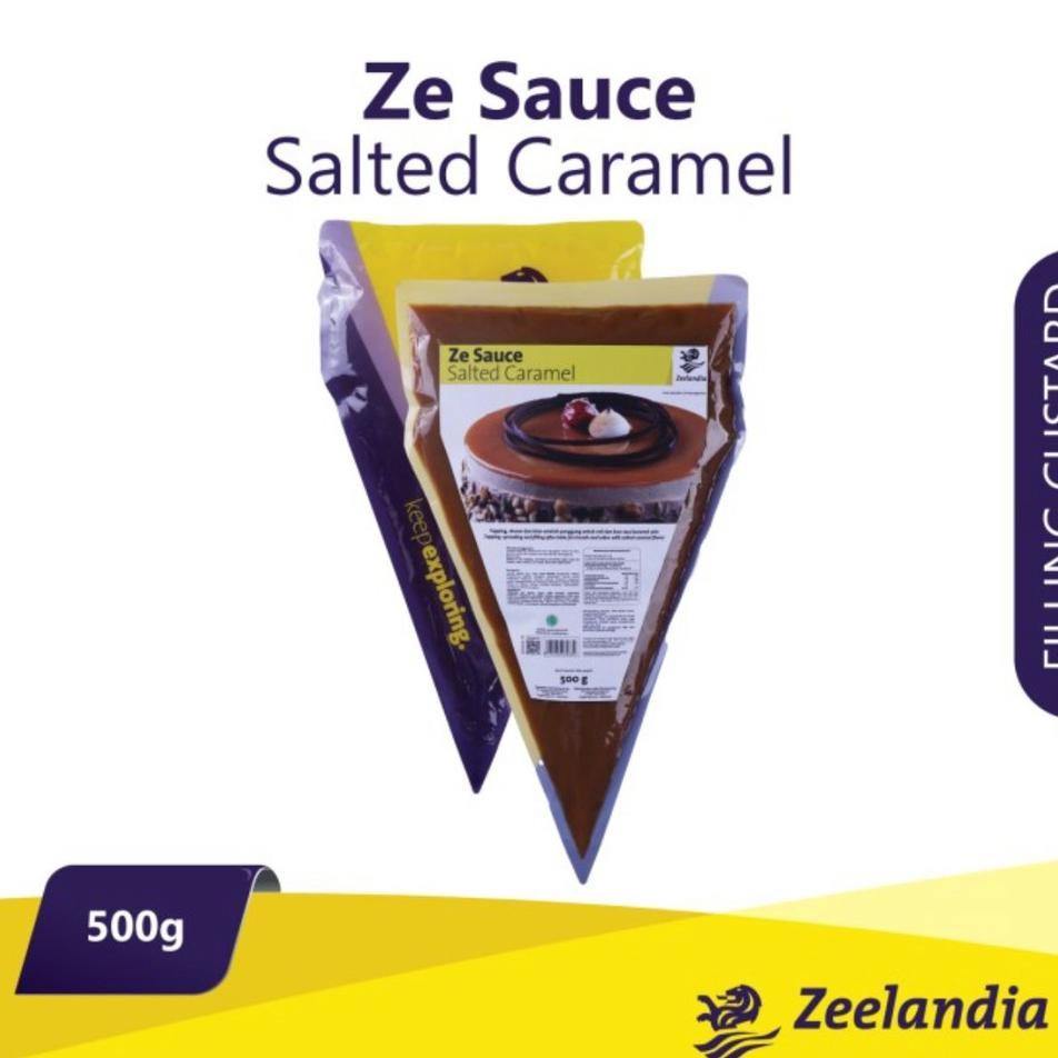 

Zeelandia Ze Sauce Salted Caramel - Sauce Salted 500Gr Sameday/Instant Only !!
