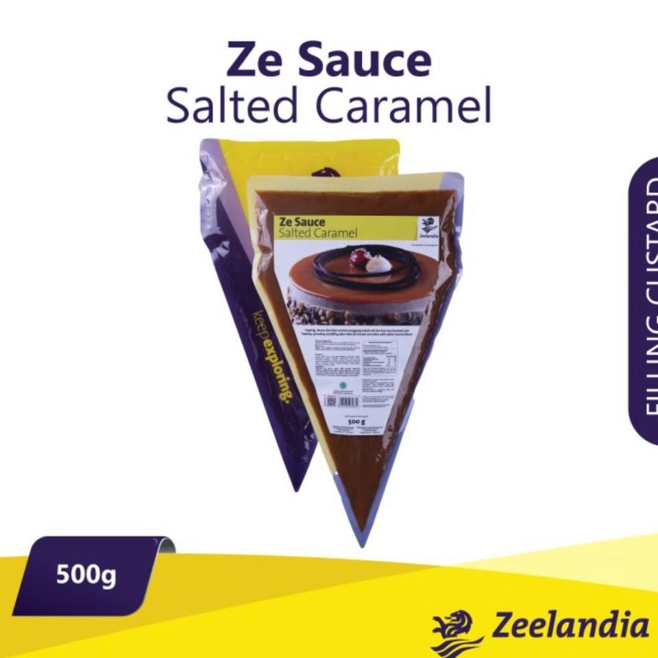 

Zeelandia Ze Sauce Salted Caramel - Sauce 500Gr Sameday/Instant Only !!