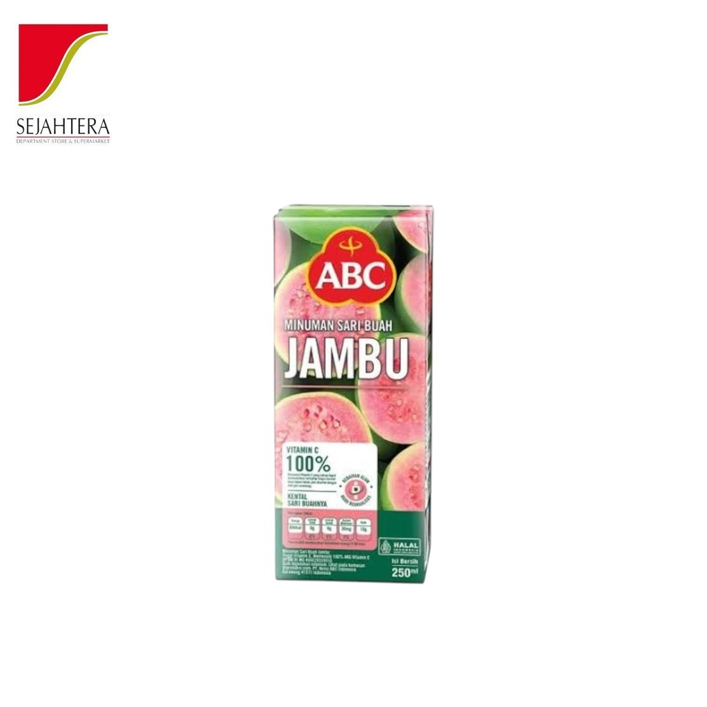 

ABC JUICE Jambu SLIM 250ml / ABC Jus Jambu Kotak Diet - Rendah Kalori!