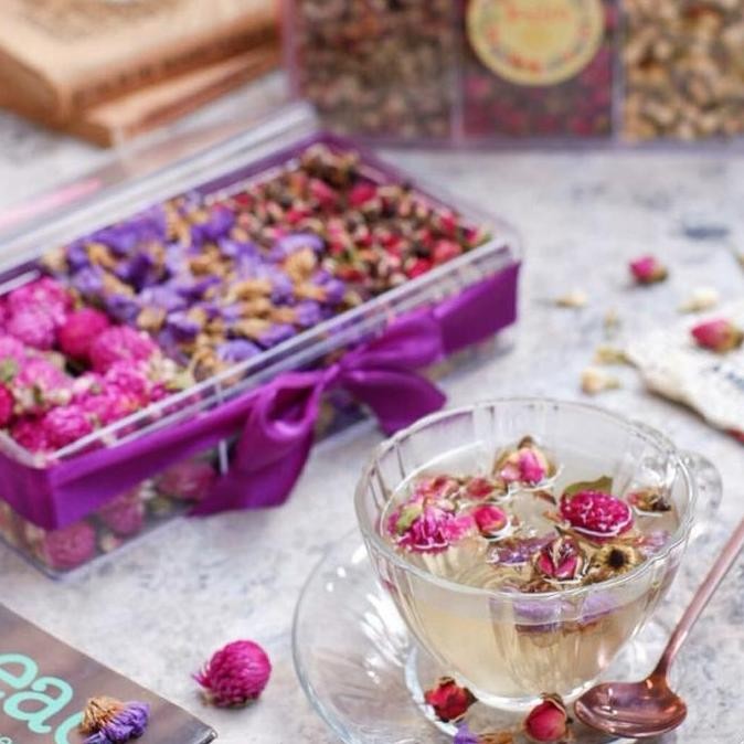 

NEW CHRYSTEA || Beauty Tea (Globe Amaranth, Red Rose, Forget Me Not)