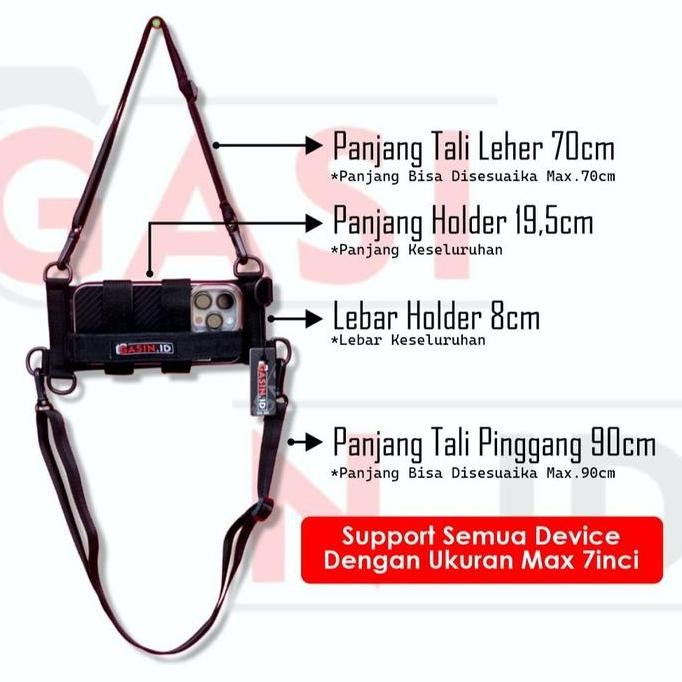 Stand Holder Dada Barket Hp 2 In 1 Bisa Horizontal & Vertikal Cocok Untuk Youtuber Motovlogger Manci