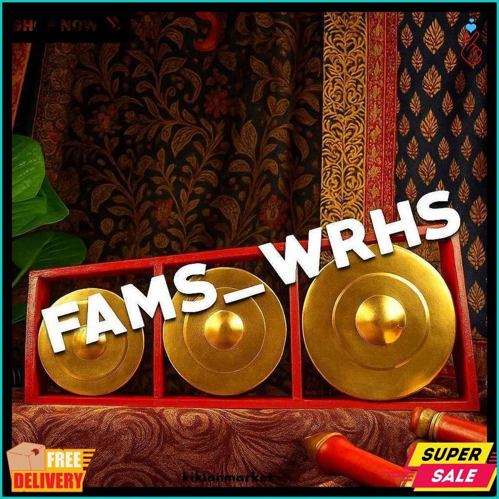 Kenong Isi 3 Kenong Gamelan Mainan Anak Alat Musik Tradisional Berkualitas (Bisa Cod)
