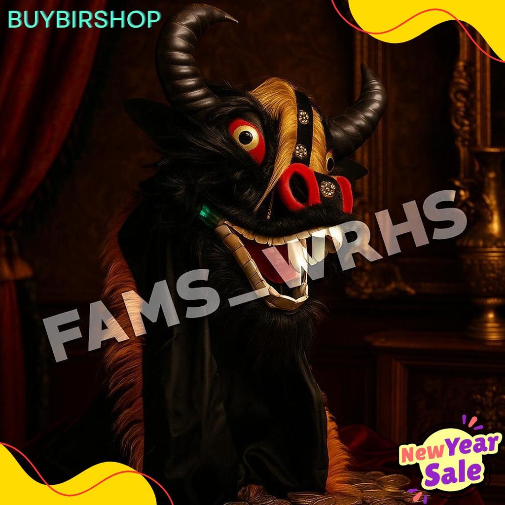 Bantengan Anak Bantengan Mangap Spons Topeng Bantengan Kerbau