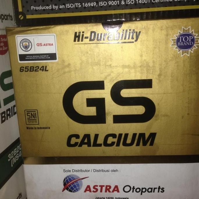 BEBAS ONGKIR - GS MF CALCIUM 65B24L 55B24L aki kering mobil nissan grand livina altis