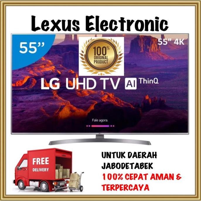 TERLARIS - PROMO MURAH LED TV LG 50 INCH 50UK6540 4K HDR SMART TV GARANSI RESMI