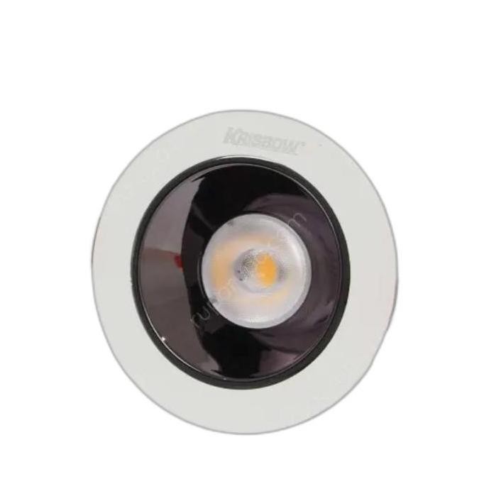 BEBAS ONGKIR - Krisbow Lampu LED Downlight 7watt Adjustable