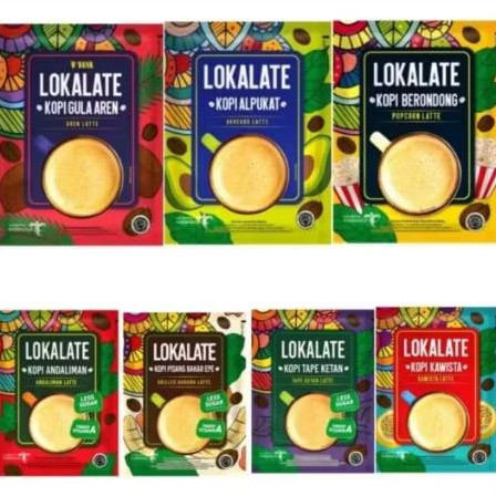 

TERMURAH LOKALATE Kopi Kekinian Renceng 10sachet - Kopi Lokal dengan Rasa Kekinian Tinggi Vitamin A dan Rendah Gula