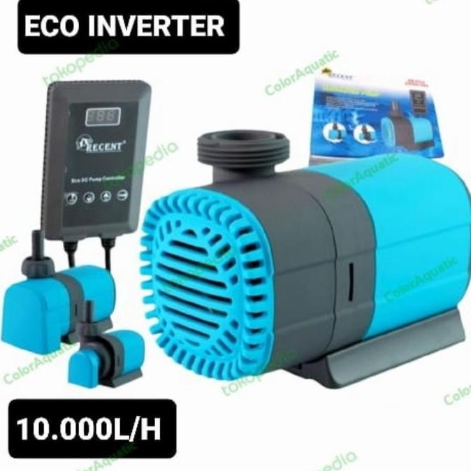 RECENT AA ECO INV 10000 POMPA MESIN CELUP AIR AQUARIUM KOLAM INV DC