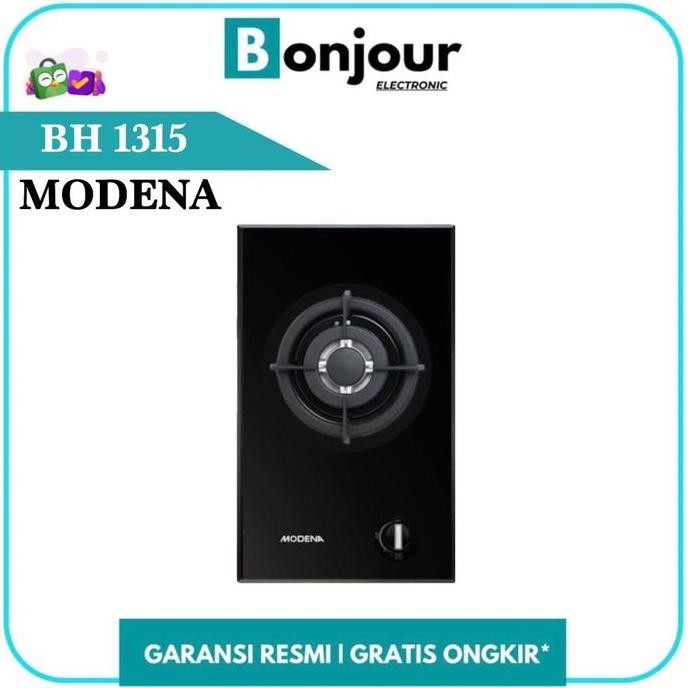 Kompor Tanam 1 Tungku Modena BH 1315 Kompor Gas Hob 1 Burner Modena CRISTA BH1315