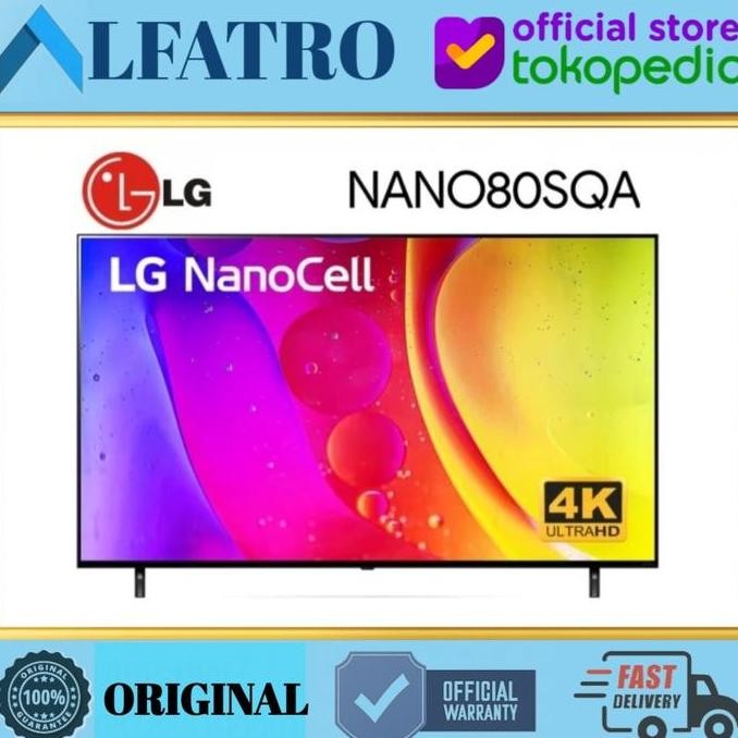 LG LED TV 55 inchi 55NANO80 UHD Smart TV 55NANO80SQA Nano Cell 55NANO
