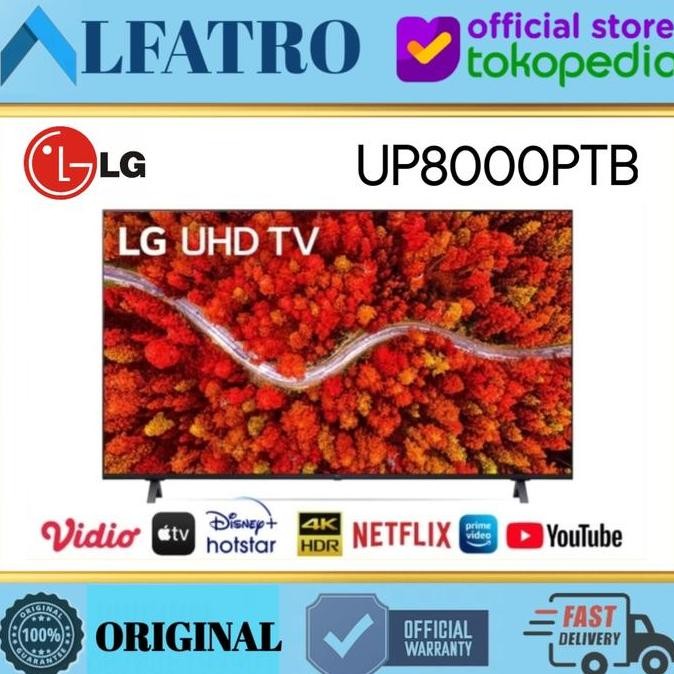 BEBAS ONGKIR - LG LED TV 65UP8000 UHD SMART TV 65UP8000PTB 4K 65UP80