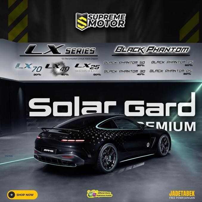 NEW Kaca film mobil Full Solar Gard Premium