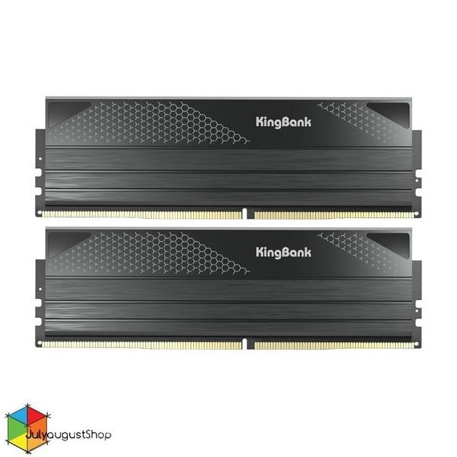 TERBARU - KINGBANK DARK DDR5 6000MHz 32GB (2x16GB) CL28 - Black Heatsink