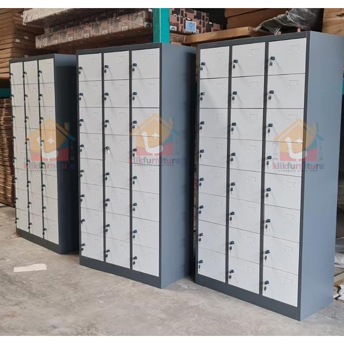 NEW Lemari Loker Locker Cabinet 24 Pintu Full Besi LK24
