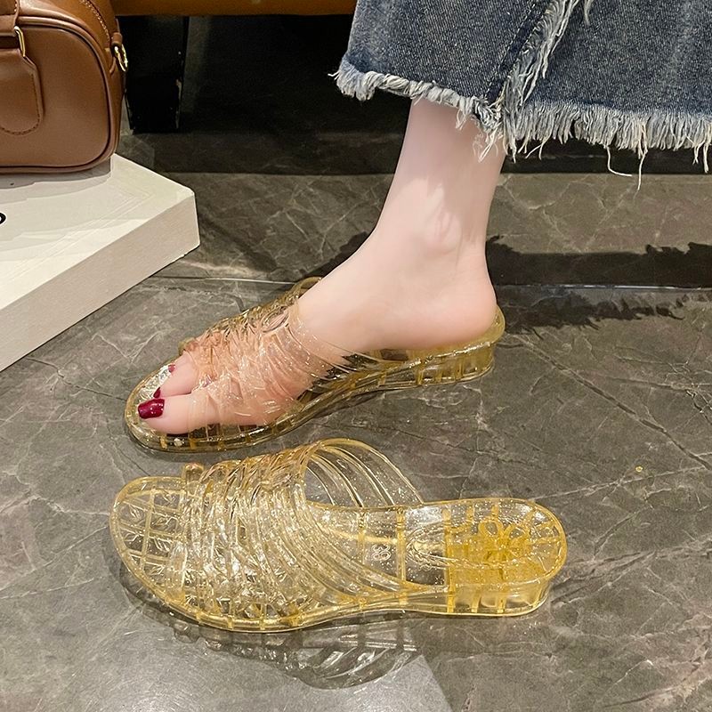 New Transparent Jelly Slippers for Women