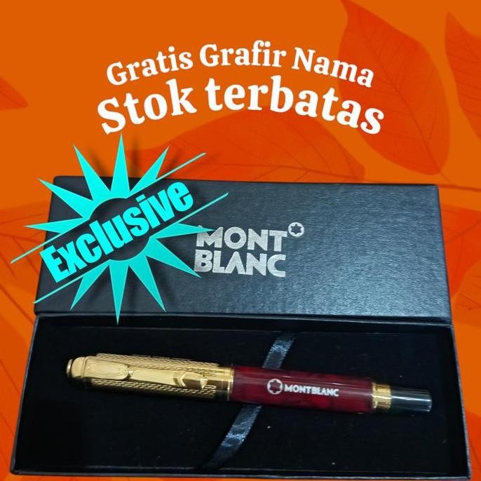 

TERLARIS - pulpen rollerball mewah mblanc exclusive gratis grafir nama