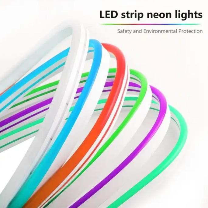 Neon Flex Lampu LED Selang 5 Meter DC 12V