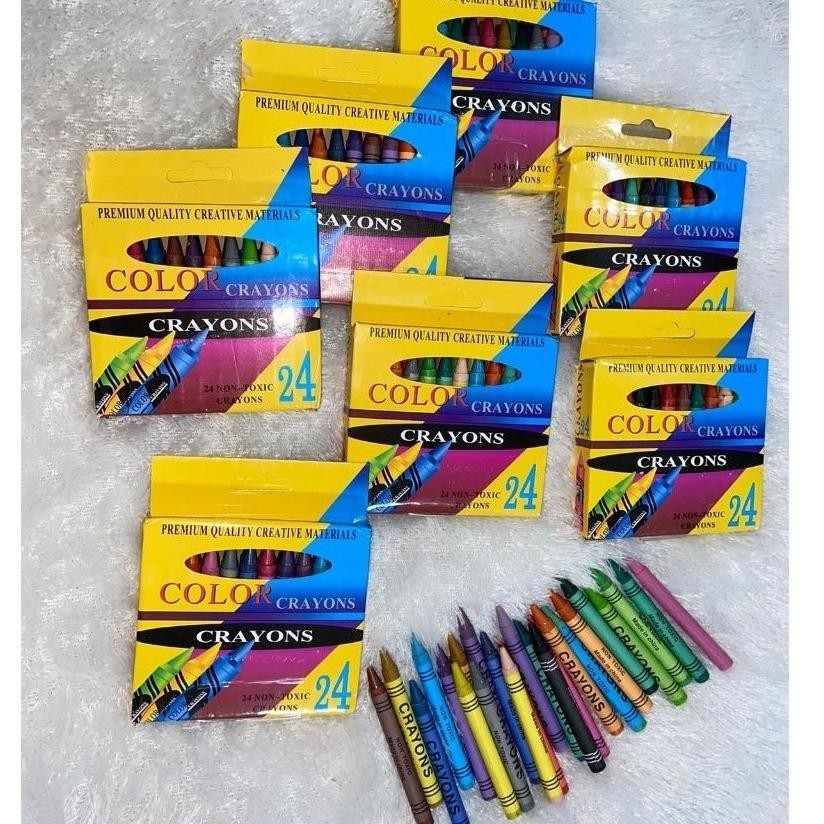 

Quality Crayon Pensil Warna Isi 24 Pcs / Crayon Art Set / Pensil Krayon Warna / Color Crayons 24 Non-Toxic / K E Promo