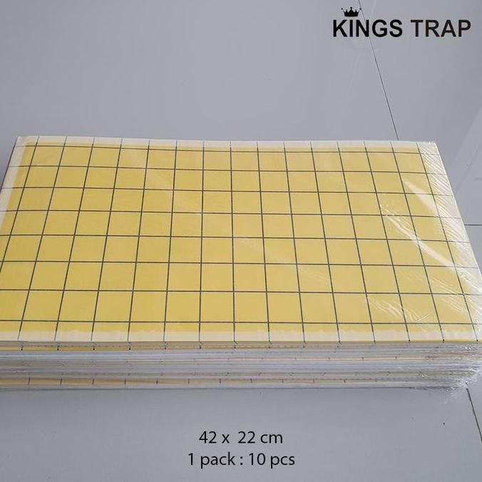 

TERBARU - Gluepad / Lem Lalat / Glue board 42 x 22 cm ( 10 lembar)