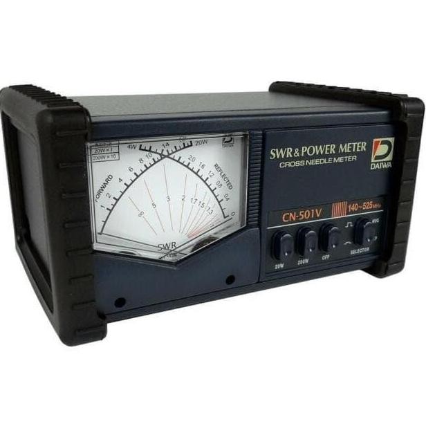 BEBAS ONGKIR - Daiwa CN-501V SWR Power Meter 140-525MHz 200W Ori Baru CN501V CN501