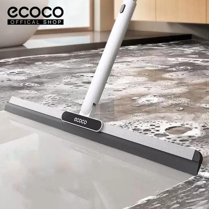 TERMURAH - ECOCO Telescopic Wiper Broom - wiper rumah tangga pel wiper kamar mandi Pel lantai kamar 