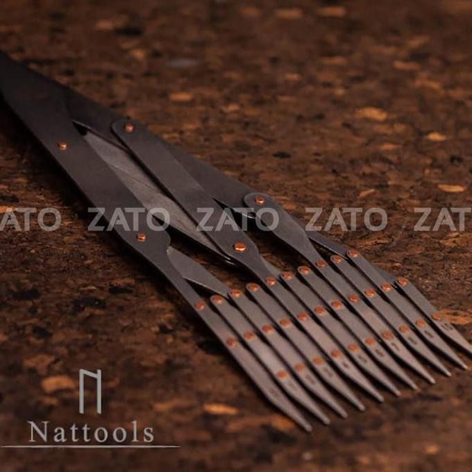 

NEW Nattools Stainless Steel Isometric Ruler - Leather tools