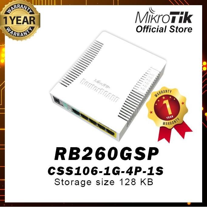 TERLARIS - Mikrotik RB260GSP RouterBOARD 260GSP 260 gsp