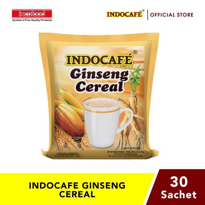 

Indocafe Ginseng Cereal (30 sachet)