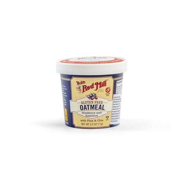 

Bob's Red Mill Gluten Free Oatmeal Blueberry & Hazelnut Cup 71 gr Cereal