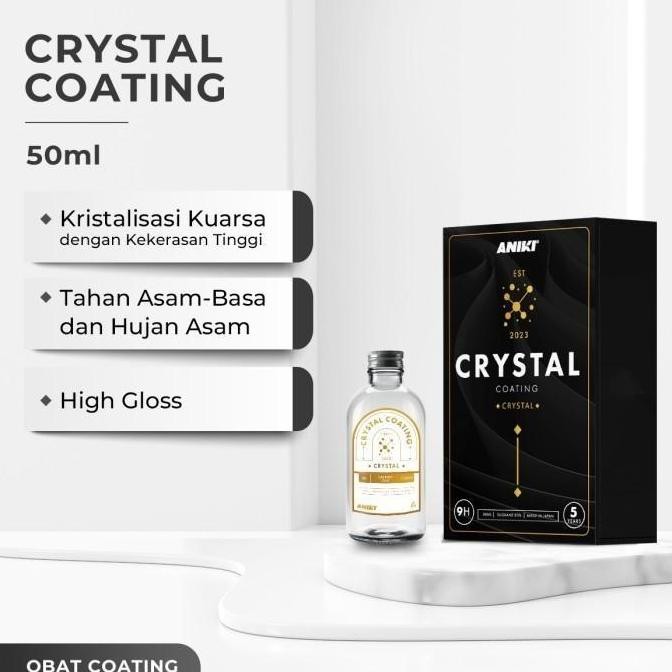 BEBAS ONGKIR - Aniki Crystal Coating - Coating mobil / Coating Motor