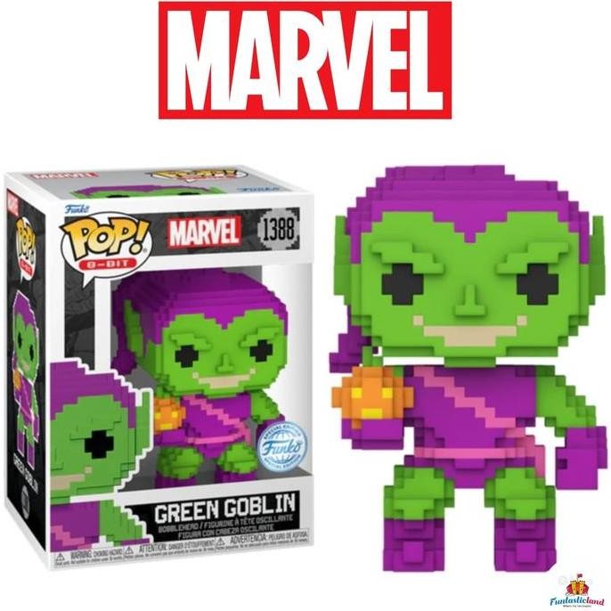 FunkoPOPMarvel Spider-Man - Green Goblin 8-Bit #1388