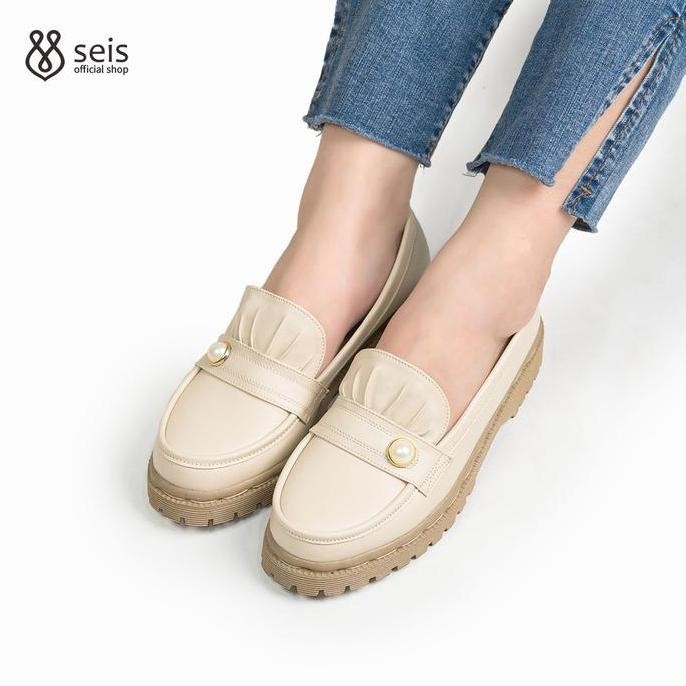 Seis Ciera Sepatu Docmart Wanita / Loafers Wanita Shoes
