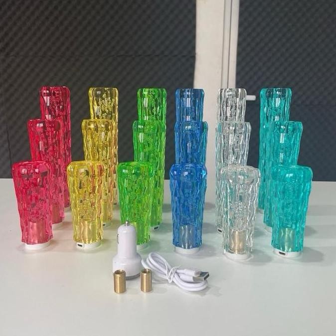 Knob Persneling Led Kristal Auto Nyala Untuk Mobil & Truk