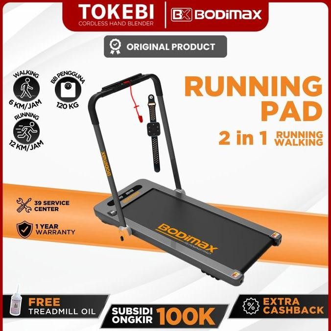 Promo BODIMAX NINEDOT RUNNING PAD COD