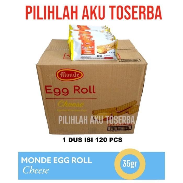 

Biskuit Monde Egg Roll Cheese 35 Gr - ( Harga 1 Dus Isi 120 ) Termurah Best Quality 100% Original