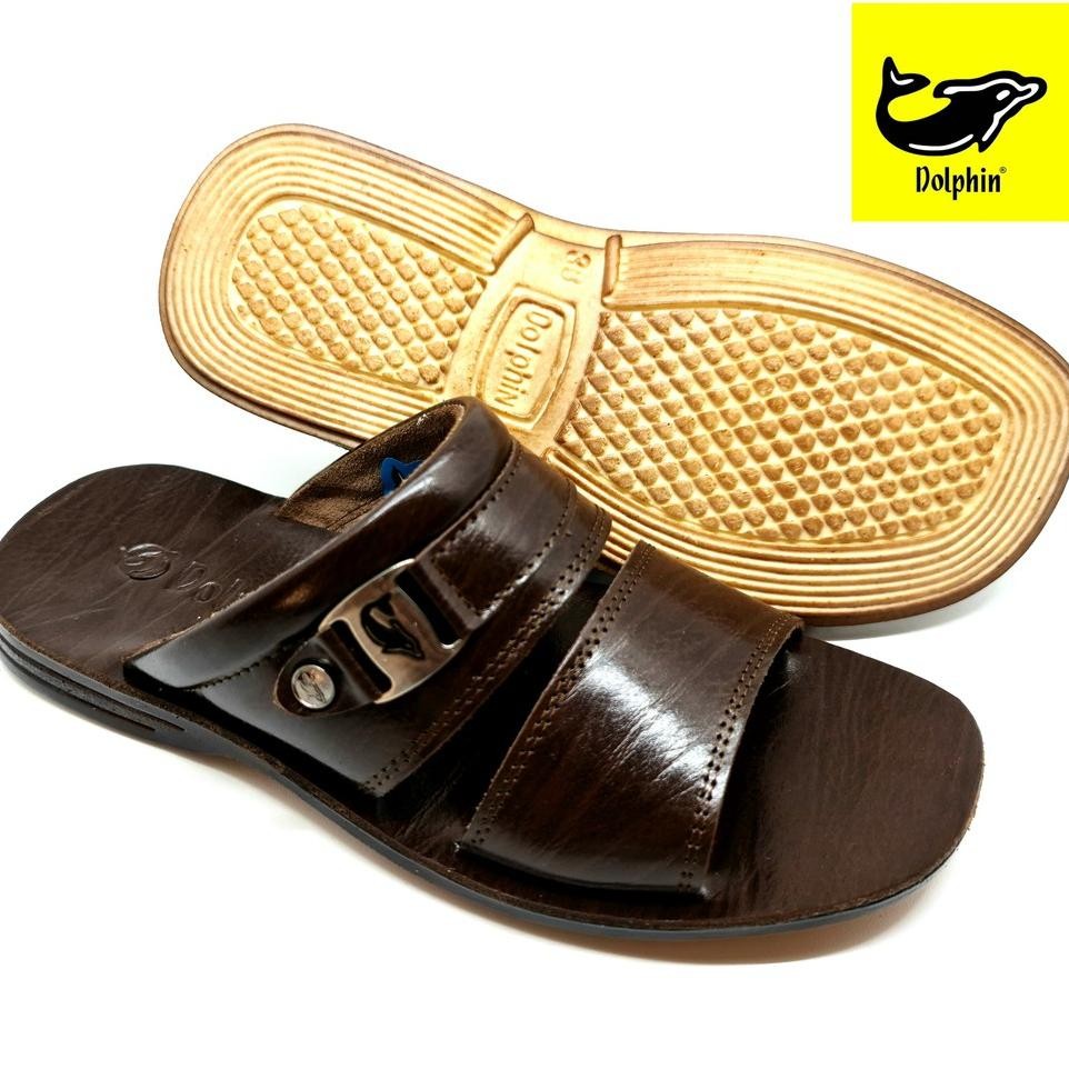 Sandal Kulit Dolphin Ban 2