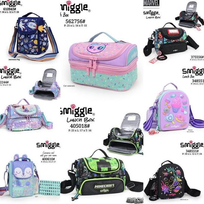 Tas Bekal Makanan Anak TK SD Lunch Bag Smiggle Lunchbox Tempat Makan