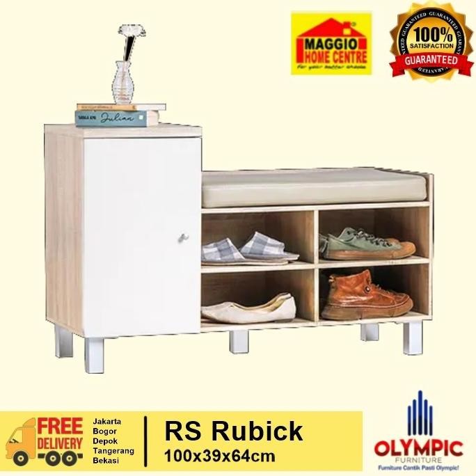 TERLARIS RAK SEPATU OLYMPIC - LEMARI SEPATU CAFE - RS RUBIK - OLYMPIC