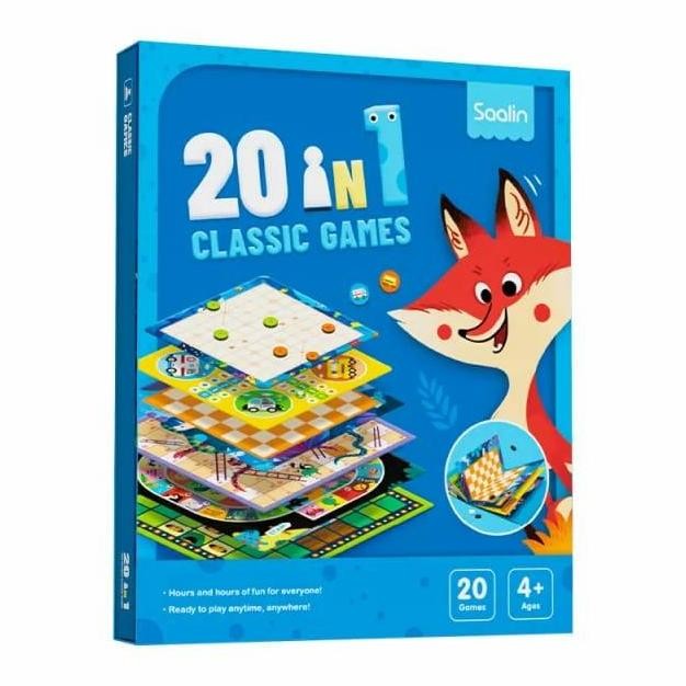 Promo Saalin 20 in 1 classic board game / mainan anak 20in1 boardgame mainan edukasi anak COD