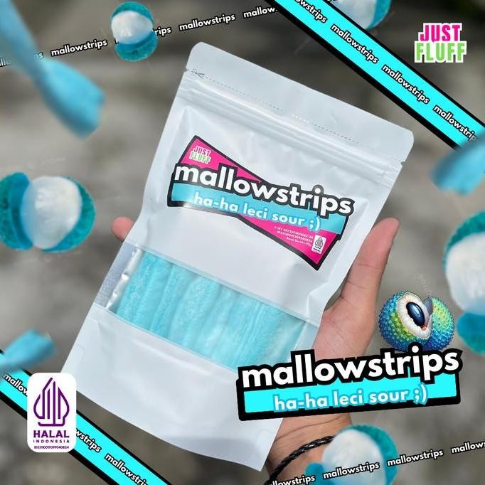 

Mallow Strips HaHa Leci Sour JustFluff Marshmallow [HALAL] [1 PACK]