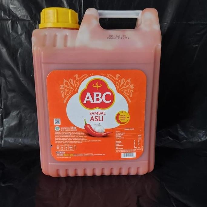 

ABC CHILLI SAUCE - ABC SAOS SAMBAL DERIGEN 5,7 KG - ABC JERIGEN GALON HC