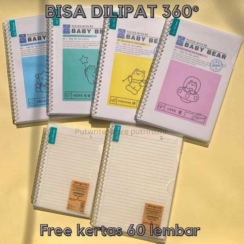 

Diskon Binder Ring A5 B5 Dilipat 360 Minimalist Free Kertas Promo